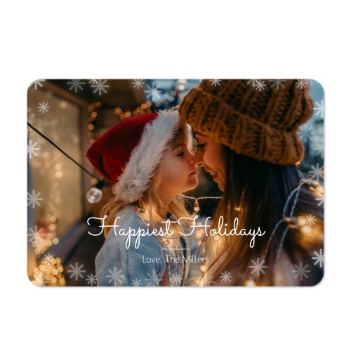 Single card landscape rounded corners 14,3 x 10 cm