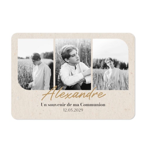 Faire-part 1 volet Paysage coins arrondis 14,3 x 10 cm Faire-part 1 volet Paysage coins arrondis 14,3 x 10 cm