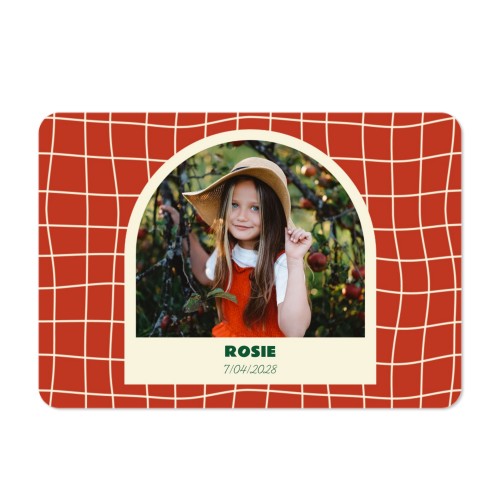 Grusskarte Querformat mit abgerundeten Ecken 14,3 x 10 cm