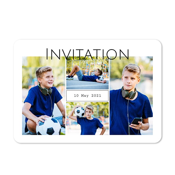 Single card landscape rounded corners 14,3 x 10 cm Single card landscape rounded corners 14,3 x 10 cm