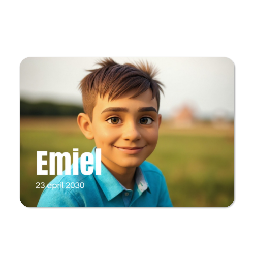 Single card landscape rounded corners 14,3 x 10 cm Single card landscape rounded corners 14,3 x 10 cm