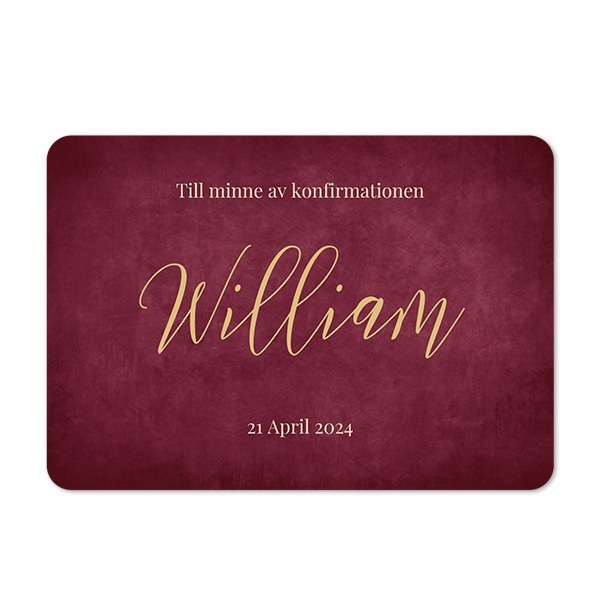 Enkla fotokort liggande rundade hörn 14,3 x 10 cm