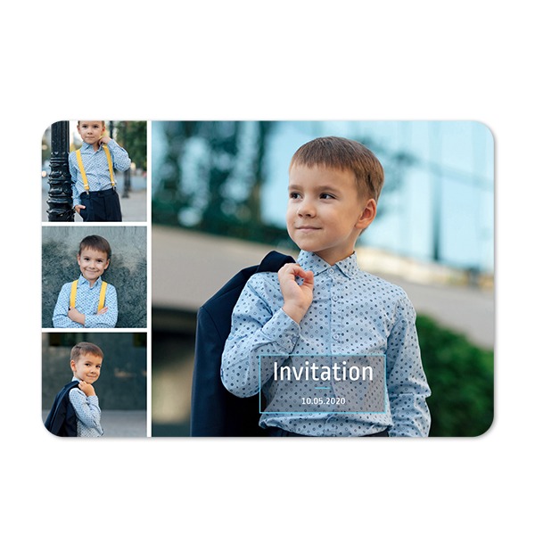 Fotokaart liggend met ronde hoeken 14,3 x 10 cm