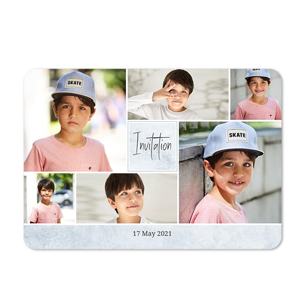 Fotokaart liggend met ronde hoeken 14,3 x 10 cm