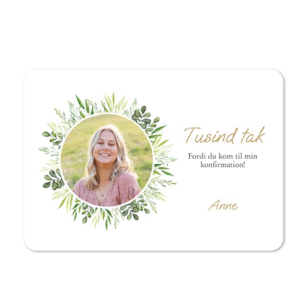 Enkle Fotokort liggende runde hjørner 14,3 x 10 cm