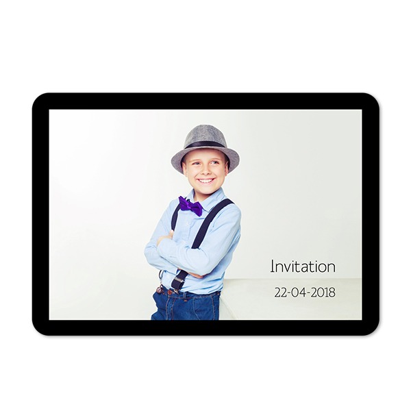 Fotokaart liggend met ronde hoeken 14,3 x 10 cm Fotokaart liggend met ronde hoeken 14,3 x 10 cm