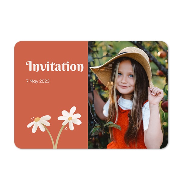 Single card landscape rounded corners 14,3 x 10 cm Single card landscape rounded corners 14,3 x 10 cm