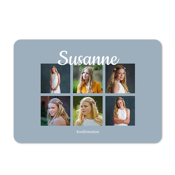 Enkle Fotokort liggende runde hjørner 14,3 x 10 cm