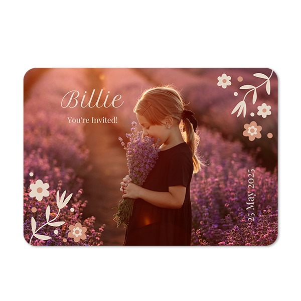 Fotokaart liggend met ronde hoeken 14,3 x 10 cm