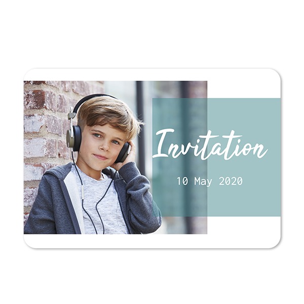 Single card landscape rounded corners 14,3 x 10 cm Single card landscape rounded corners 14,3 x 10 cm