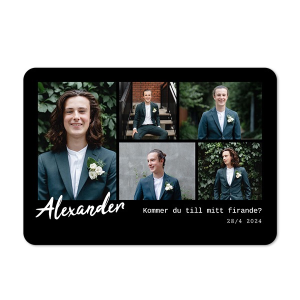 Enkla fotokort liggande rundade hörn 14,3 x 10 cm Enkla fotokort liggande rundade hörn 14,3 x 10 cm