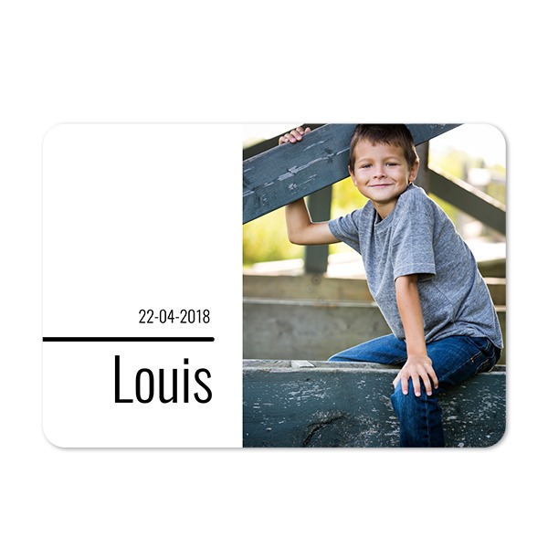 Fotokaart liggend met ronde hoeken 14,3 x 10 cm Fotokaart liggend met ronde hoeken 14,3 x 10 cm