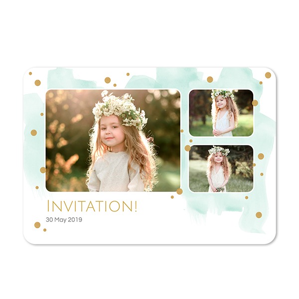 Fotokaart liggend met ronde hoeken 14,3 x 10 cm