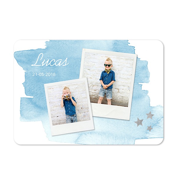 Fotokaart liggend met ronde hoeken 14,3 x 10 cm