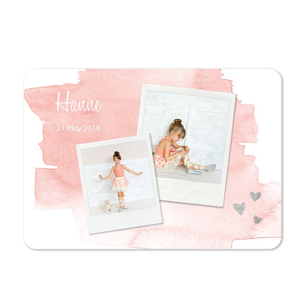 Fotokaart liggend met ronde hoeken 14,3 x 10 cm