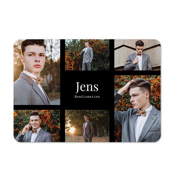 Enkle Fotokort liggende runde hjørner 14,3 x 10 cm