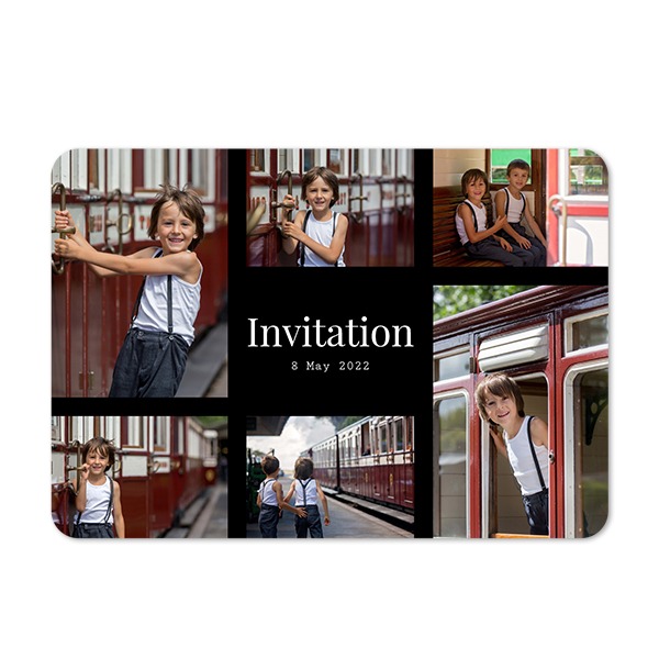 Fotokaart liggend met ronde hoeken 14,3 x 10 cm