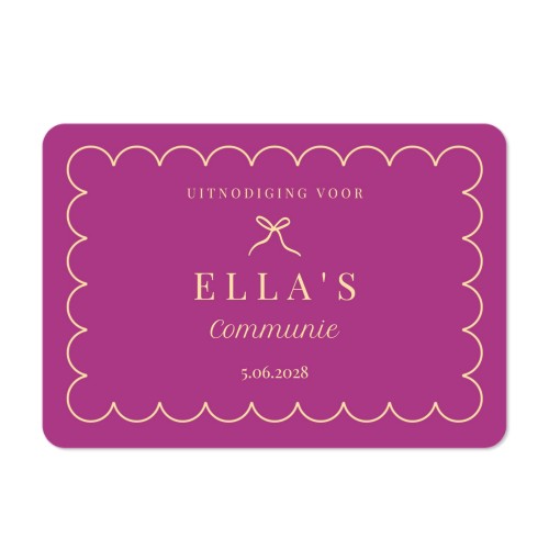 Fotokaart liggend met ronde hoeken 14,3 x 10 cm