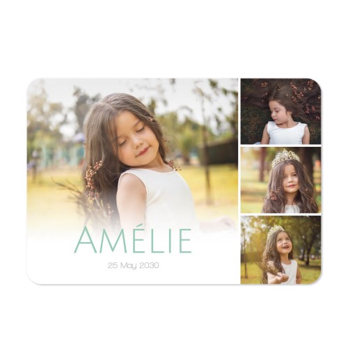 Fotokaart liggend met ronde hoeken 14,3 x 10 cm