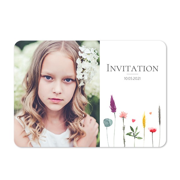 Grusskarte Querformat mit abgerundeten Ecken 14,3 x 10 cm Grusskarte Querformat mit abgerundeten Ecken 14,3 x 10 cm