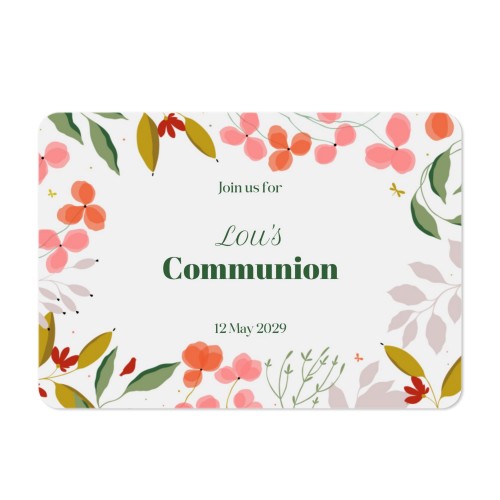 Single card landscape rounded corners 14,3 x 10 cm Single card landscape rounded corners 14,3 x 10 cm