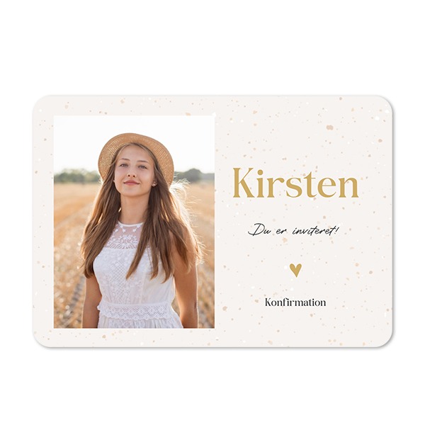 Enkle Fotokort liggende runde hjørner 14,3 x 10 cm