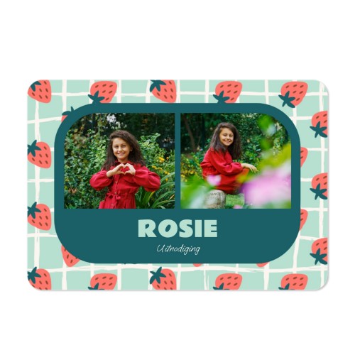 Fotokaart liggend met ronde hoeken 14,3 x 10 cm