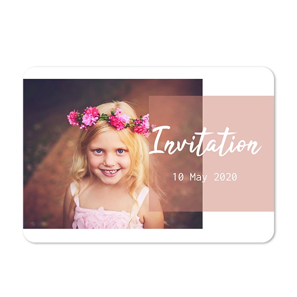 Fotokaart liggend met ronde hoeken 14,3 x 10 cm