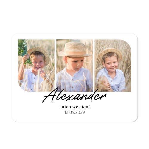 Fotokaart liggend met ronde hoeken 14,3 x 10 cm