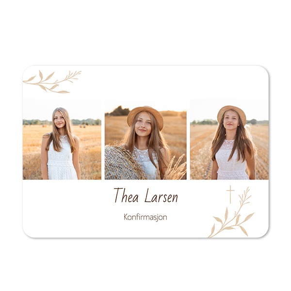 Enkle Fotokort liggende runde hjørner 14,3 x 10 cm Enkle Fotokort liggende runde hjørner 14,3 x 10 cm