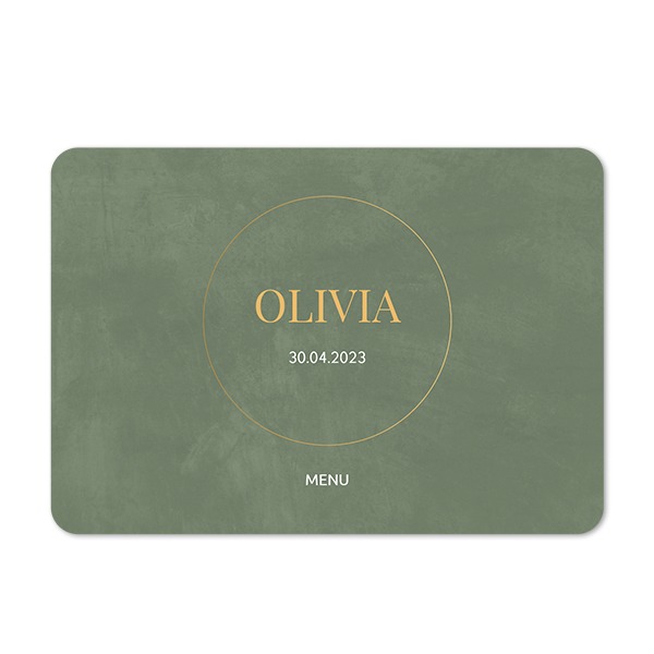 Single card landscape rounded corners 14,3 x 10 cm