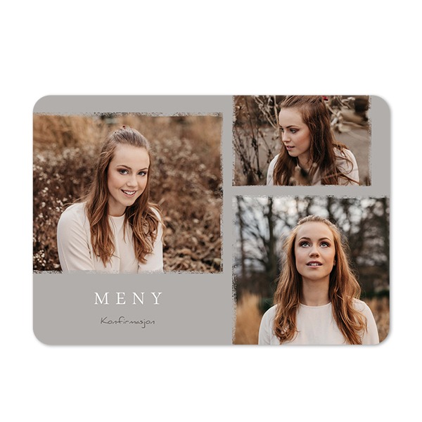 Enkle Fotokort liggende runde hjørner 14,3 x 10 cm