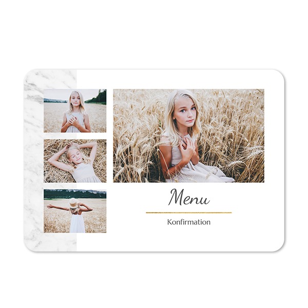 Enkle Fotokort liggende runde hjørner 14,3 x 10 cm