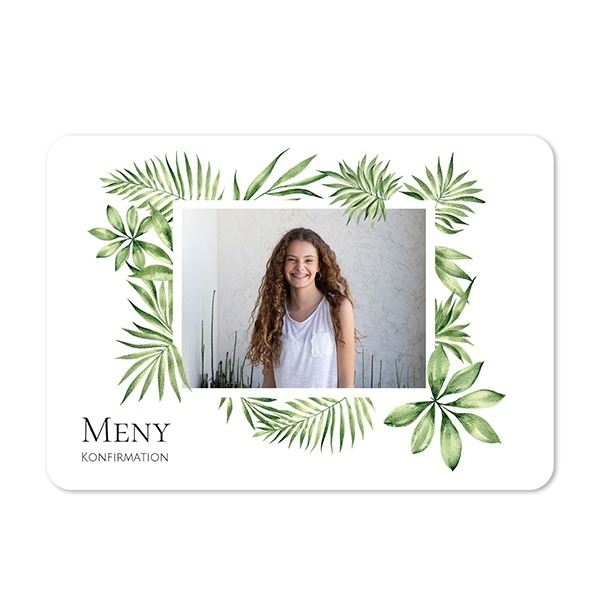 Enkla fotokort liggande rundade hörn 14,3 x 10 cm