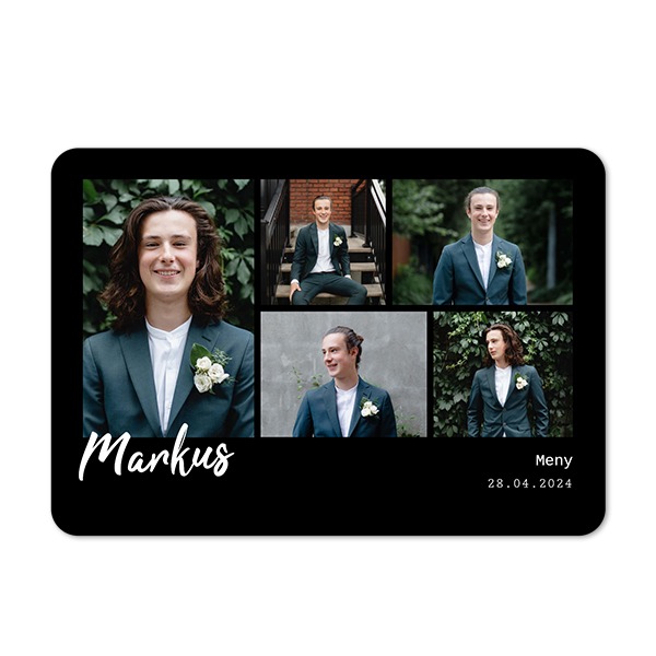 Enkle Fotokort liggende runde hjørner 14,3 x 10 cm Enkle Fotokort liggende runde hjørner 14,3 x 10 cm