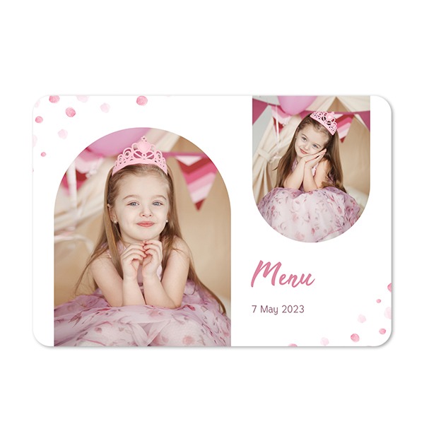 Fotokaart liggend met ronde hoeken 14,3 x 10 cm