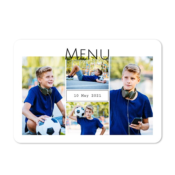 Single card landscape rounded corners 14,3 x 10 cm Single card landscape rounded corners 14,3 x 10 cm