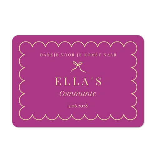 Fotokaart liggend met ronde hoeken 14,3 x 10 cm