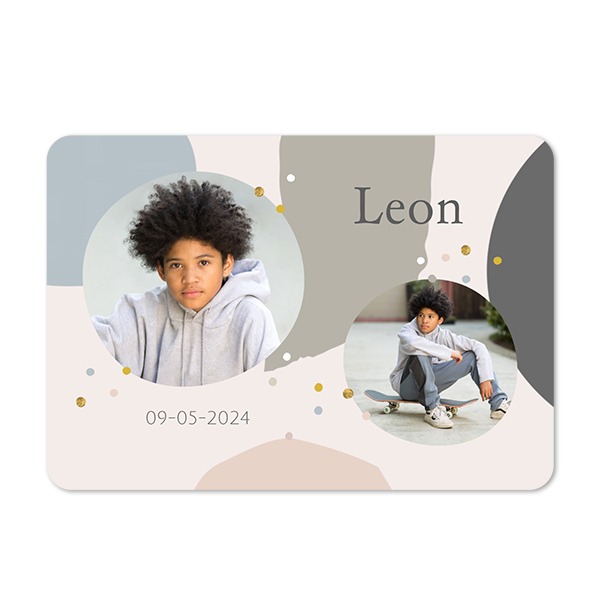 Fotokaart liggend met ronde hoeken 14,3 x 10 cm