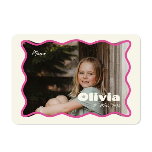 Fotokaart liggend met ronde hoeken 14,3 x 10 cm