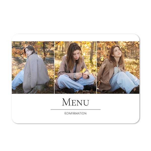 Enkle Fotokort liggende runde hjørner 14,3 x 10 cm