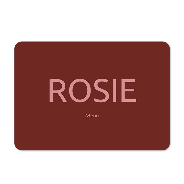 Single card landscape rounded corners 14,3 x 10 cm