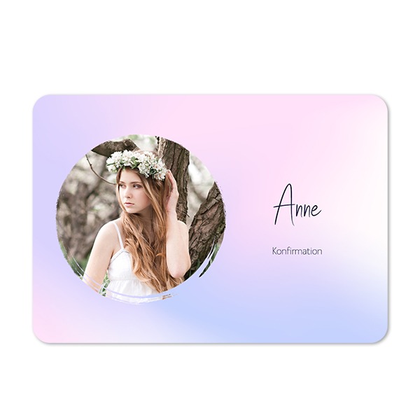 Enkle Fotokort liggende runde hjørner 14,3 x 10 cm