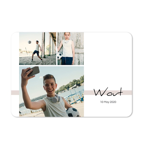 Single card landscape rounded corners 14,3 x 10 cm Single card landscape rounded corners 14,3 x 10 cm