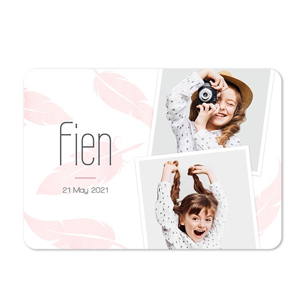 Fotokaart liggend met ronde hoeken 14,3 x 10 cm