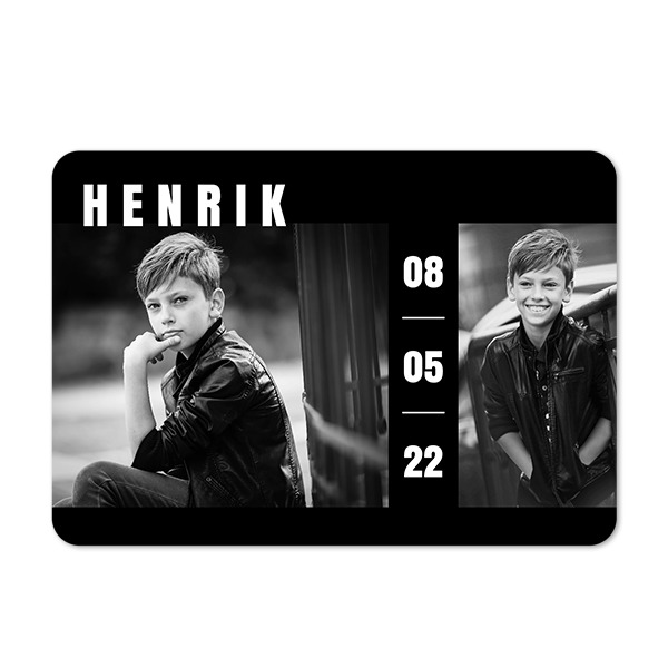 Enkle Fotokort liggende runde hjørner 14,3 x 10 cm