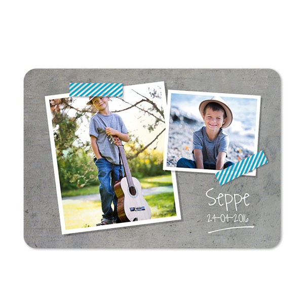 Fotokaart liggend met ronde hoeken 14,3 x 10 cm