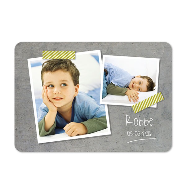 Fotokaart liggend met ronde hoeken 14,3 x 10 cm