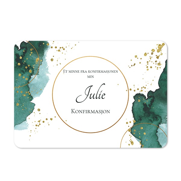 Enkle Fotokort liggende runde hjørner 14,3 x 10 cm