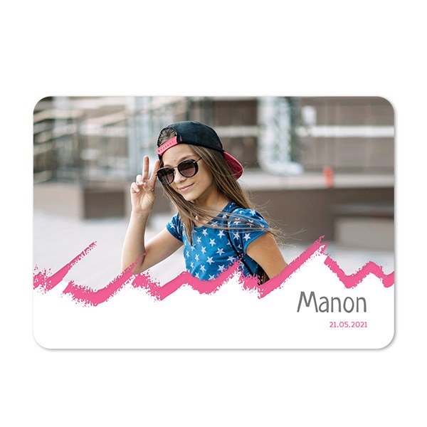 Single card landscape rounded corners 14,3 x 10 cm Single card landscape rounded corners 14,3 x 10 cm